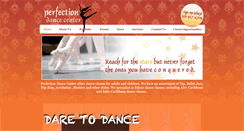 Desktop Screenshot of perfectiondancecenter.com